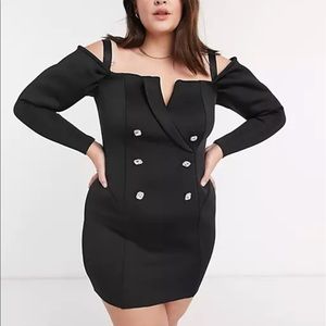 Black blazer dress
